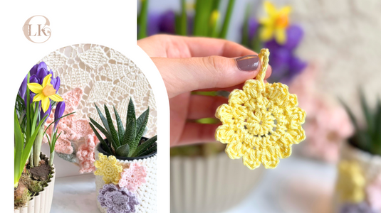 Bloem gratis haakpatroon