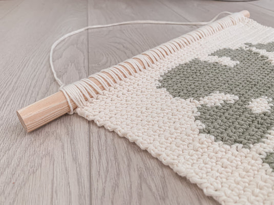 Monstera wall hanging