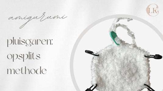 Haken met pluisgaren: opsplits methode