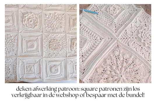 Alléén Afwerking - Square Deken